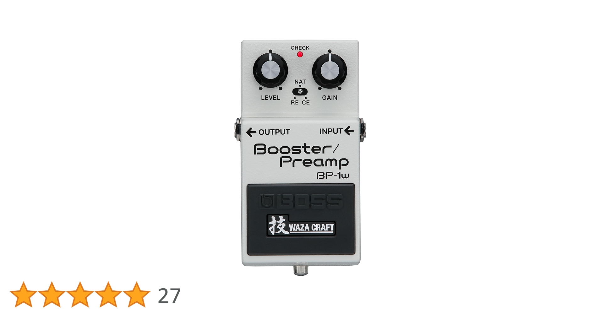 ギター BOSS Booster/Preamp BP-1W WAZA CRAFT BOSS BP-1W Booster/Preamp | Premium Waza Craft Guitar Effect